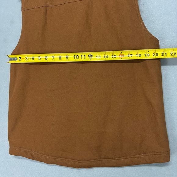 Pendleton Pine Grove Canvas Vest Mens M Brown Full Zip Mock Neck OFAK Prototype - Picture 9 of 11
